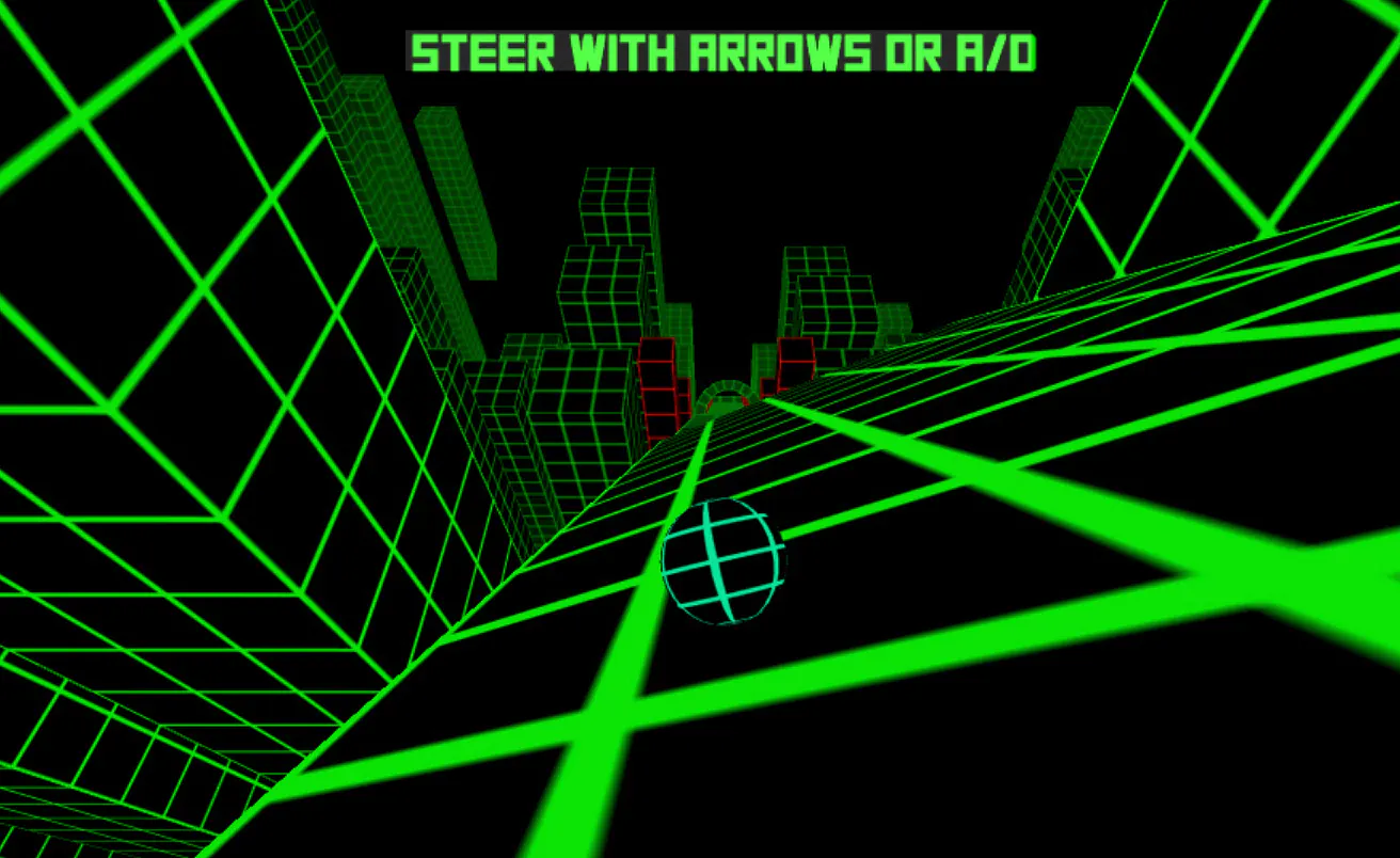 Slope 2 Unblocked gameplay start screenshot